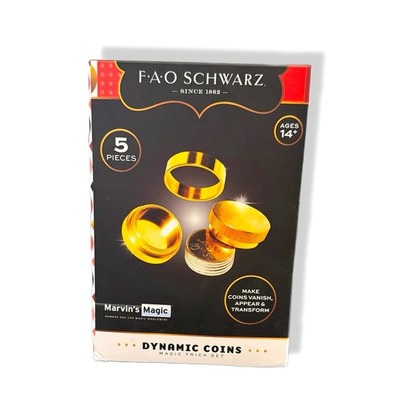 FAO Schwarz Dynamic Coins Magic Trick Set - Picture 1 of 1